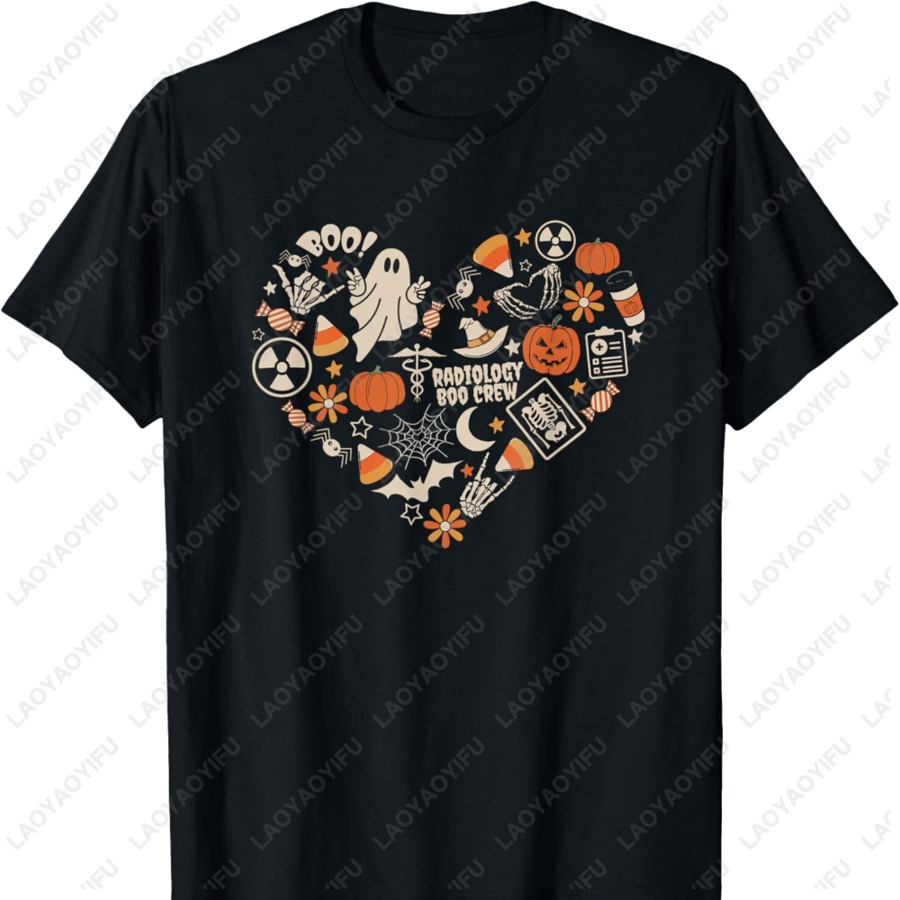 Office Print Tech - Halloween Boo Ghost Heart X-ray Tech