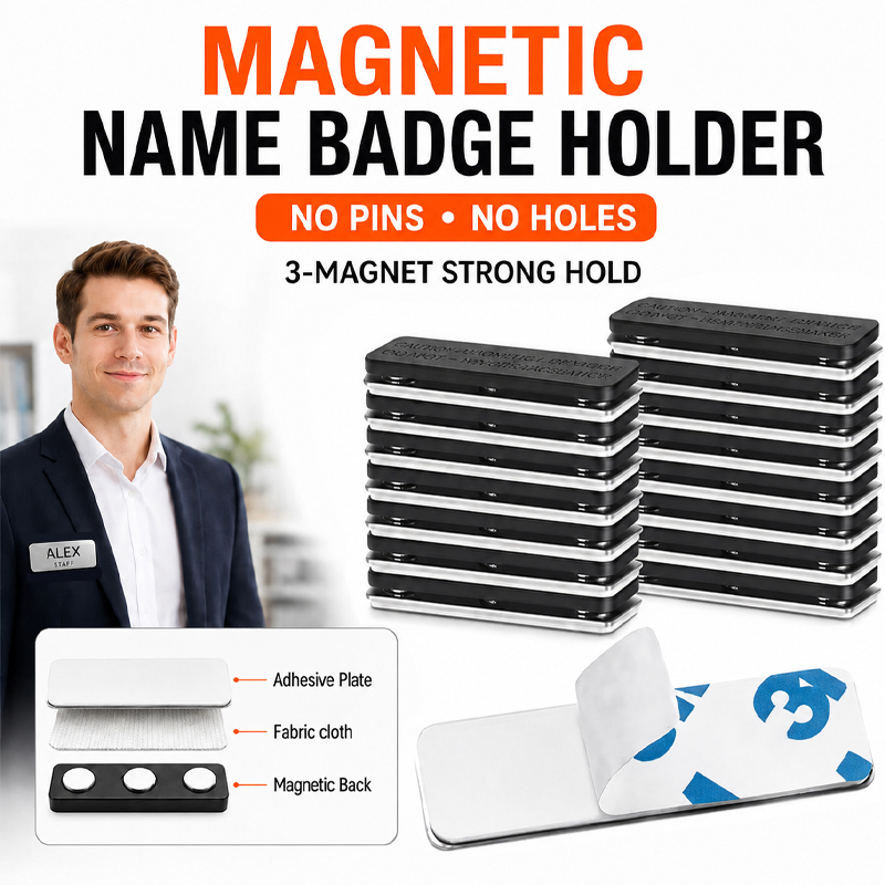 Magnetic Name Badge Holder 3 N - Office Xp review and price