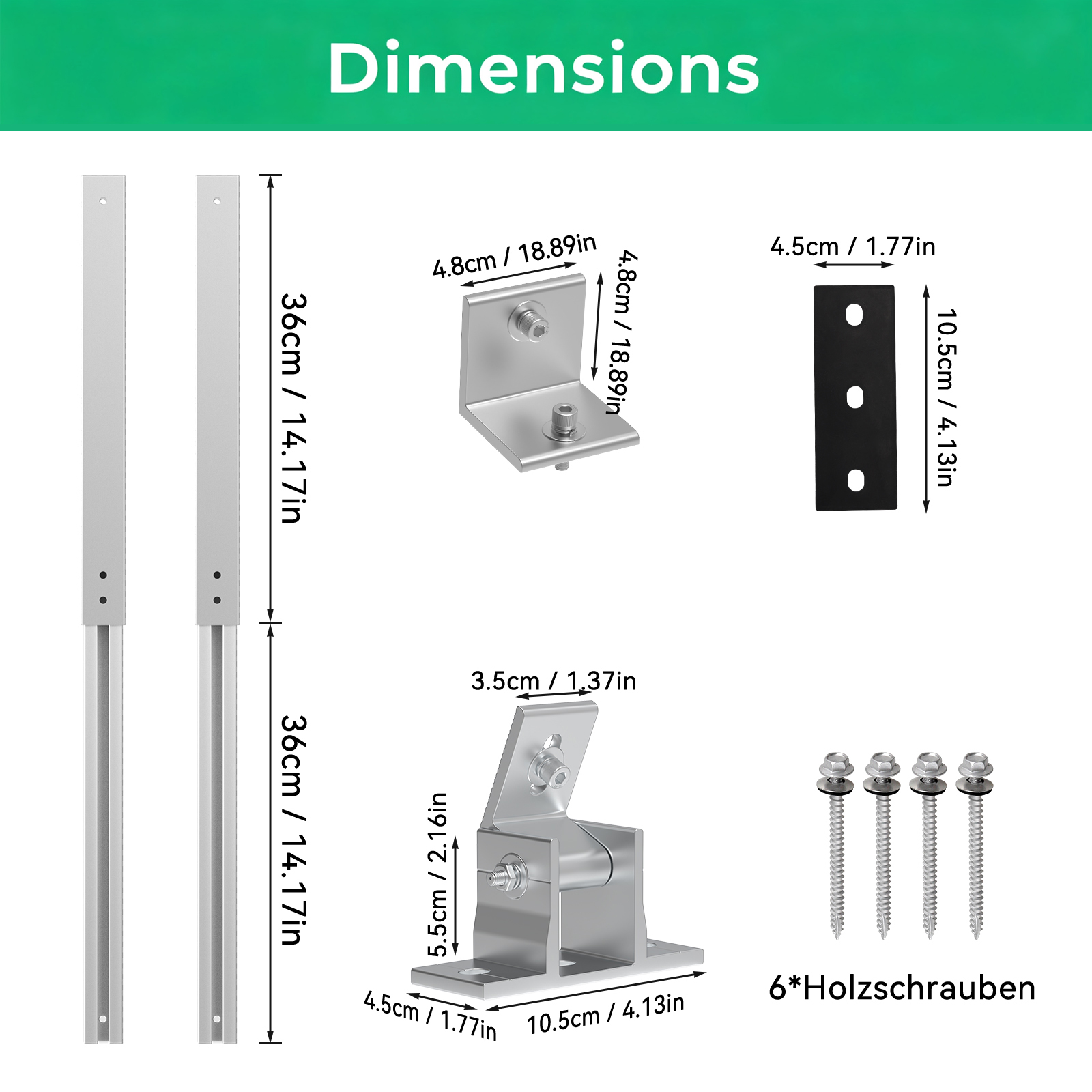 RVPOZWER Solar Panel Adjustabl - Flat Panel Mount Tilt review and price