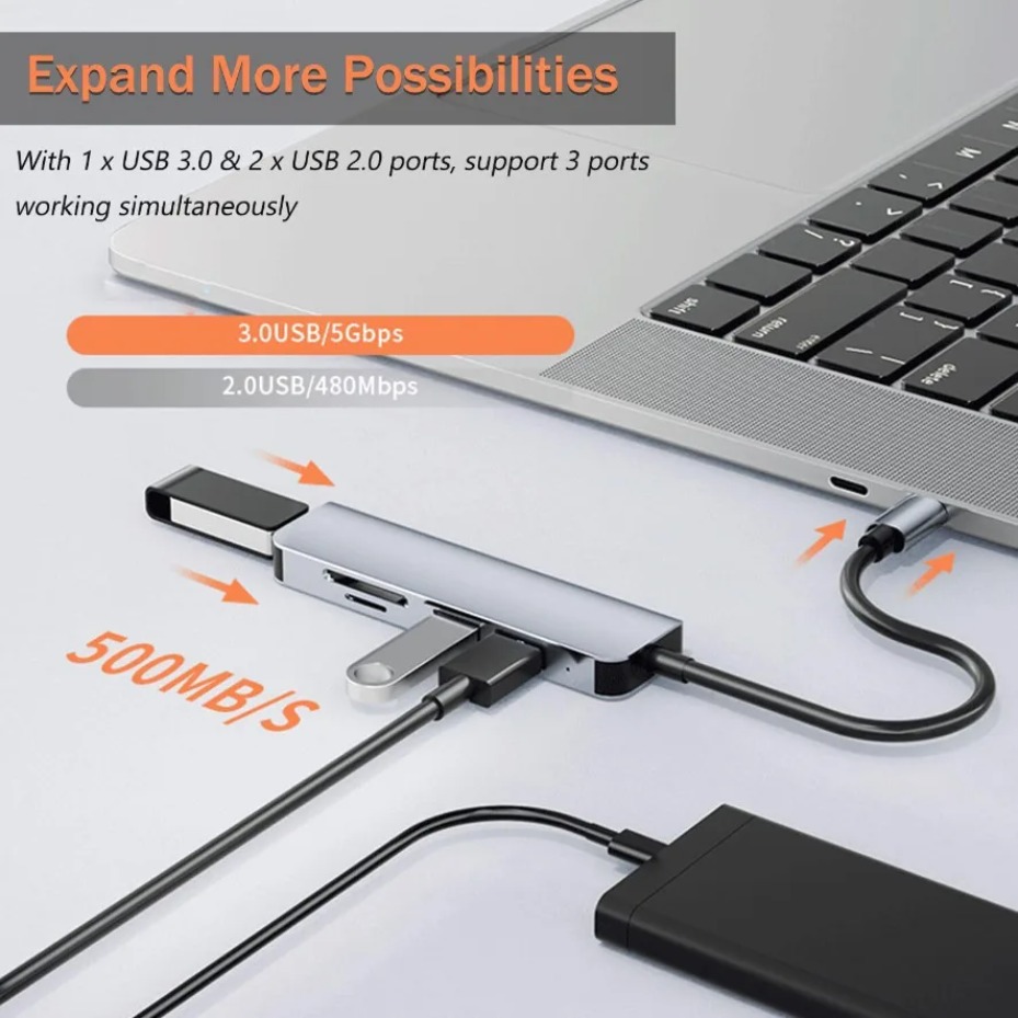 5/7/8 in 2 USB-C Hub with 3.0  - Office Xp review and price