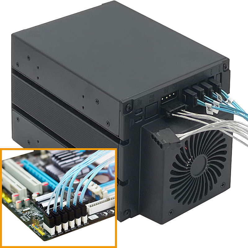 4-Bay Hot Swap Hard Disk Cage  - Server Rack Shelf review and price